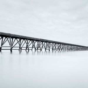 Photo of Steetley Pier off North Sands in Hartlepool, Northumberland.