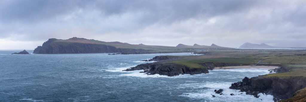 Panoramic photo of the Dingle Peninsula