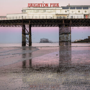 Dawn at the Pier, Brighton, England.