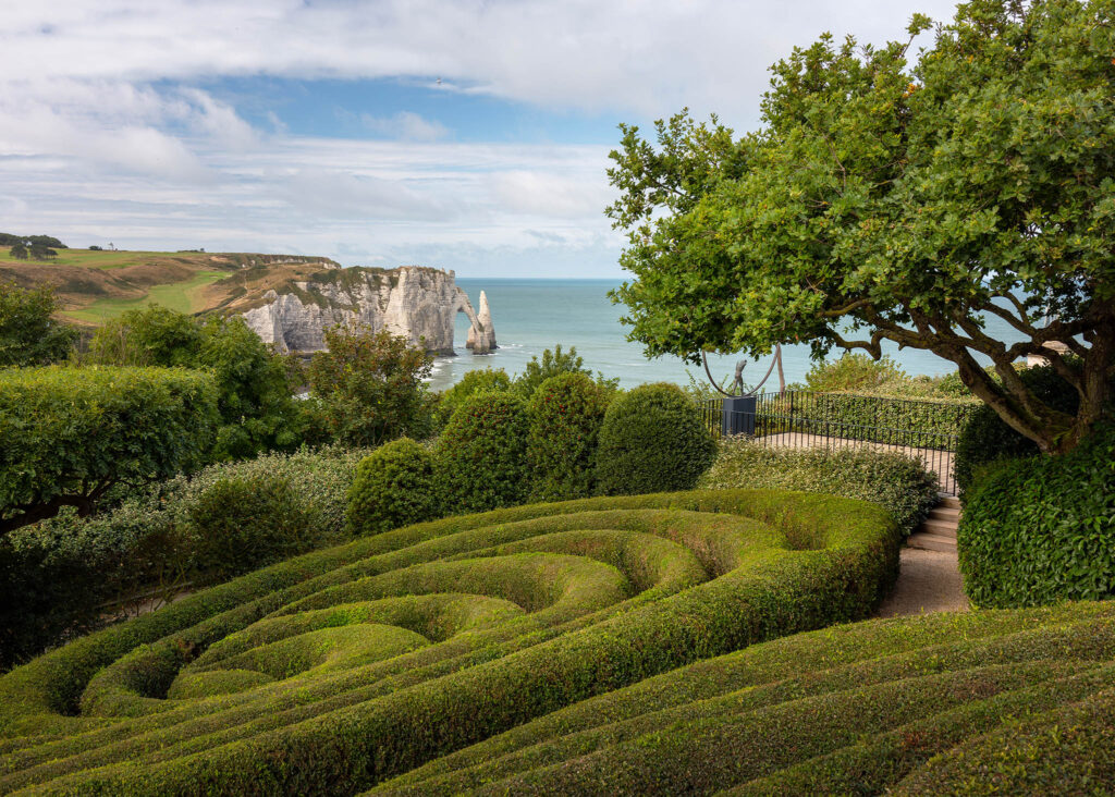 Etretat Gardens, Normandy, France.