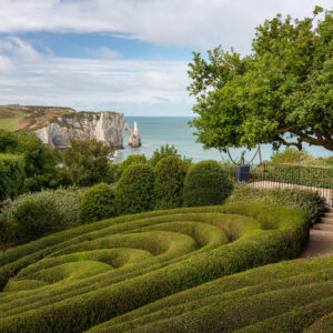 Etretat Gardens, Normandy, France.