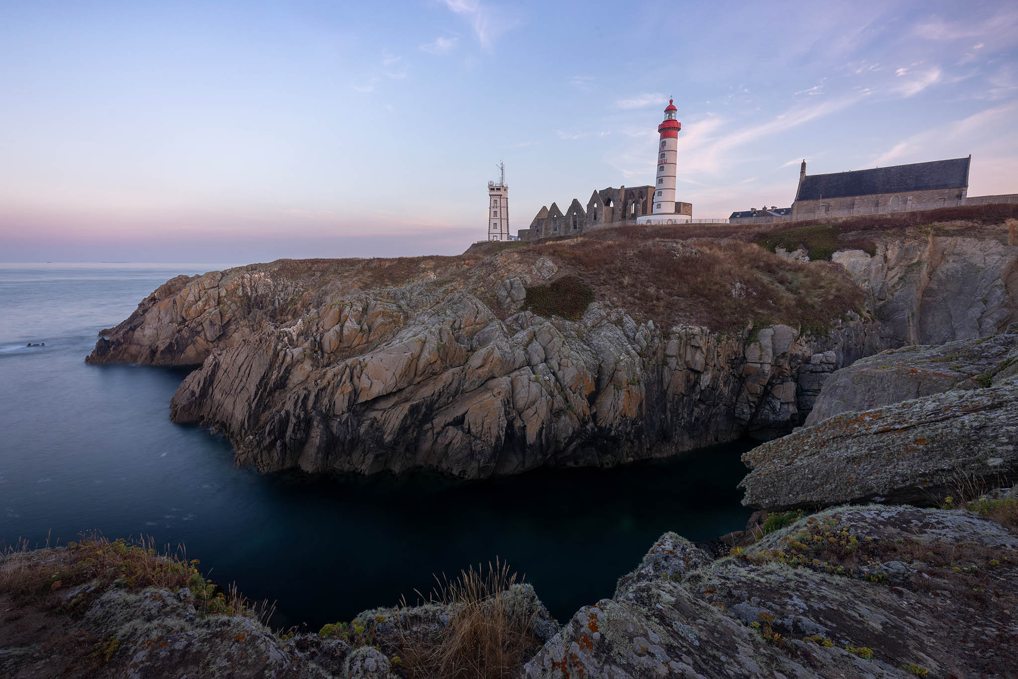 Pointe St Mathieu, Brittany, France.